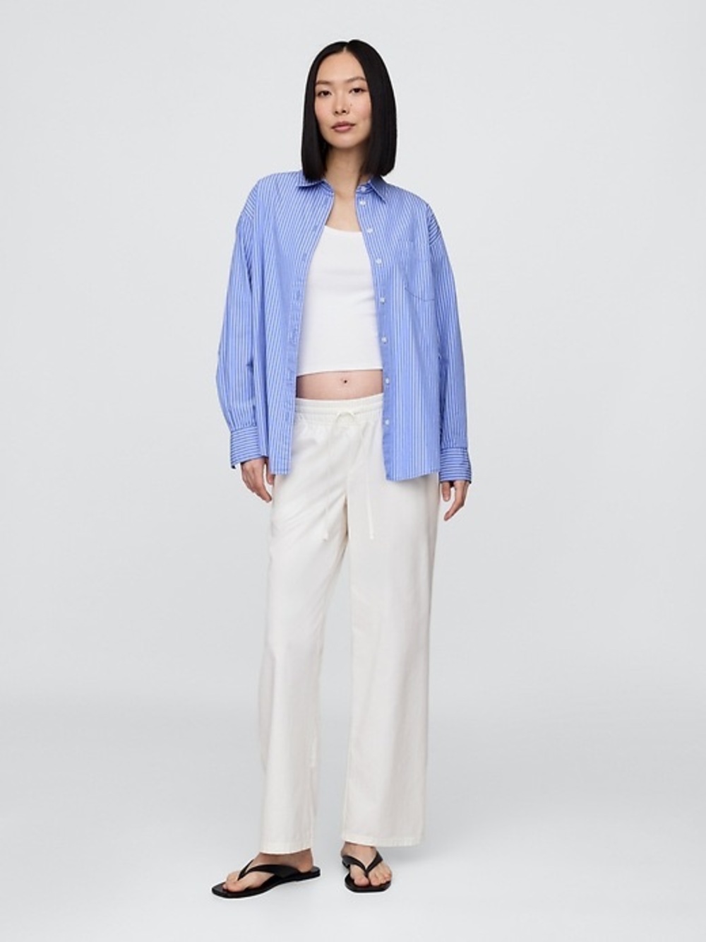 Maternity Easy Wide-Leg Pants